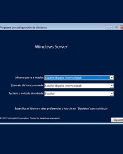 Instalación y configuración de Windows
